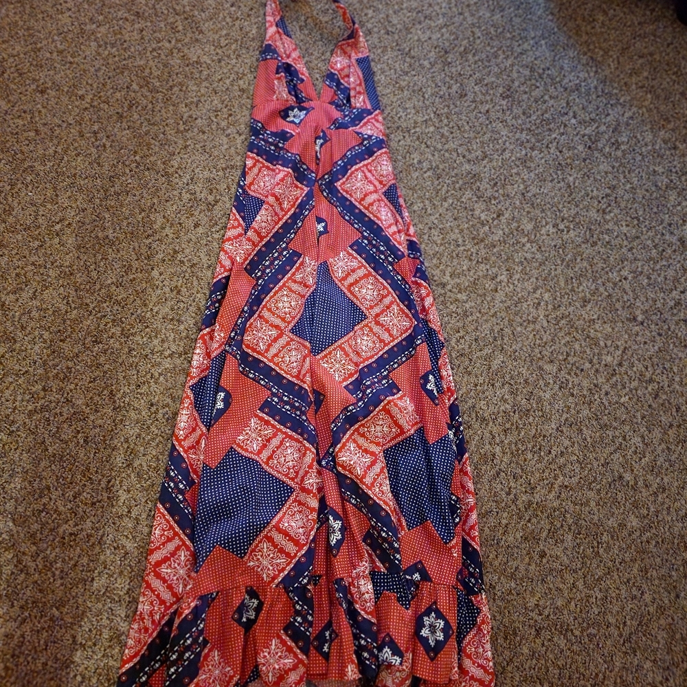 Halter top bandana dress